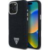 Case Guess Denim Triangle Logo MagSafe Защитный чехол для iPhone 16 Pro Max / чёрный Чехлы - альтернативные