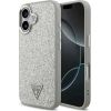 Case Guess Glitter Triangle Logo MagSafe Защитный чехол для iPhone 17 / серебристый Чехлы - альтернативные