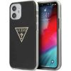 Guess GUHCP12SPCUMPTBK Metallic Collection Защитный чехол для iPhone 12 mini 5,4" / чёрный Чехлы - альтернативные