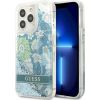 Guess GUHCP13LLFLSN Flower Liquid Glitter Защитный чехол для iPhone 13 Pro / 13 6,1" / зелёный Чехлы - альтернативные