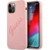 Guess GUHCP12LLSVSPI Script Vintage Защитный чехол для iPhone 12 Pro Max 6,7" / розовый Чехлы - альтернативные