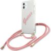 Guess GUHCP12SCRTVSPI Script Vintage Защитный чехол для iPhone 12 mini 5,4" / розовый Чехлы - альтернативные