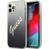 Guess GUHCP12MPCUGLSBK Glitter Gradient Script Защитный чехол для iPhone 12/12 Pro 6,1" / чёрный Чехлы - альтернативные