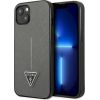 Guess GUHCP14MPSATLG Saffiano Triangle Logo Защитный чехол для iPhone 14 Plus/15 Plus 6.7" / серебряный Чехлы - альтернативные