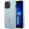 Guess GUHCP13XPS4MB Saffiano 4G Small Metal Logo Защитный чехол для iPhone 13 Pro Max 6,7" / синий Чехлы - альтернативные