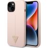 Guess GUHCP14MSLTGP Silicone Triangle Hardcase Защитный чехол для iPhone 14 Plus/15 Plus 6.7" / розовый Чехлы - альтернативные