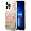 Guess GUHCP14LLFLSD Paisley Liquid Glitter Защитный чехол для iPhone 14 Pro 6,1" / золотой Чехлы - альтернативные