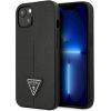 Guess GUHCP14MPSATLK Hardcase Saffiano Triangle Logo Защитный чехол для iPhone 14 Plus/15 Plus 6.7" / чёрный Чехлы - альтернативные