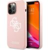 Guess GUHCP13XLS4GWPI Silicone 4G Logo Защитный чехол для iPhone 13 Pro Max 6,7" / розовый Чехлы - альтернативные