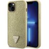Guess GUHCP14SHDGTPD Hardcase Rhinestone Triangle Защитный чехол для iPhone 14 / 15 / 13 6.1" / золотой Чехлы - альтернативные
