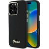 Guess GUHCP16LSMBSLK Silicone Script Metal Logo & Frame Защитный чехол для iPhone 16 Pro 6.3" / чёрный Чехлы - альтернативные