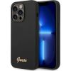 Guess GUHCP14XSLSMK Silicone Vintage Gold Logo Hardcase Защитный чехол для iPhone 14 Pro Max 6,7" / чёрный Чехлы - альтернативные