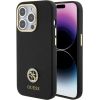 Guess GUHCP15XM4DGPK Silicone Logo Strass 4G Защитный чехол для iPhone 15 Pro Max 6.7" / чёрный Чехлы - альтернативные