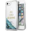 Guess GUHCP7GLUQBL Liquid Glitter Party Защитный чехол для iPhone 6/7/8/SE 2020 / SE 2022 / синий Чехлы - альтернативные