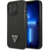 Guess GUHCP14XPSATLK Saffiano Triangle Logo Защитный чехол для iPhone 14 Pro Max 6,7" / чёрный Чехлы - альтернативные