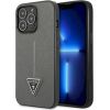 Guess GUHCP14XPSATLG Saffiano Triangle Logo Защитный чехол для iPhone 14 Pro Max 6,7" / серебристый Чехлы - альтернативные