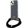 Guess GUHCP15SHC4SEK Crossbody Cord 4G Print Защитный чехол для iPhone 15 / 14 / 13 6.1" / чёрный Чехлы - альтернативные