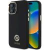 Guess GUHCP16SM4DGPK Silicone Logo Strass 4G Защитный чехол для iPhone 16 6.1" / чёрный Чехлы - альтернативные