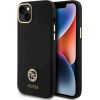 Guess GUHCP15M4DGPK Защитный чехол для iPhone 15 Plus / 14 Plus 6.7" / чёрный hardcase Silicone Logo Strass 4G Чехлы - альтернативные