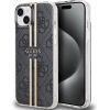 Guess GUHCP15MH4PSEGK Hardcase IML 4G Gold Stripe Защитный чехол для iPhone 15 Plus/14 Plus 6.7" / чёрный Чехлы - альтернативные