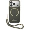 Guess IML Glitters Script Strap MagSafe Защитный чехол для iPhone 17 Pro / чёрный Чехлы - альтернативные