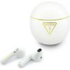 TWS Earphones Guess Gold Line Triangle Bezvadu austiņas / balts Austiņas