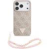 Guess 4G Strap Triangle Logo MagSafe Защитный чехол для iPhone 17 Pro / розовый Чехлы - альтернативные