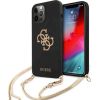 Guess GUHCP12LLSC4GBK Hardcase 4G Gold Chain Collection Защитный чехол для iPhone 12 Pro Max 6,7" / чёрный Чехлы - альтернативные