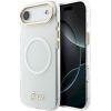 Case Guess IML Gradient Script Metal MagSafe Защитный чехол для iPhone 17 Air / белый Чехлы - альтернативные