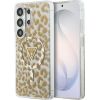 Guess IML Leopard Print Triangle MagSafe Защитный чехол для Samsung Galaxy S26 Ultra / коричневый Чехлы - альтернативные