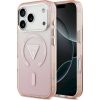 Case Guess IML Gradient Triangle Logo MagSafe Защитный чехол для iPhone 17 Pro / розовый Чехлы - альтернативные