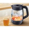 TEFAL Kettle KO2G08E0 2000 W Electric 1.7 L Heat-resistant glass 360° rotational base Black/Transparent Tējkannas (elektriskās)