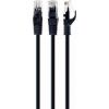 PATCH CABLE CAT6 UTP 1.5M/BLACK PP6U-1.5M/BK GEMBIRD Сетевые кабели