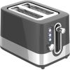 Tosteris 2 šķēlēm, 6 iestatījumi, 800 W, melns, 55OV51440I, Oliver Voltz Tosteri