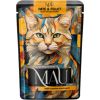 Dolina Noteci MAU Pate and Fillet Turkey with peanut butter - wet cat food - 85g Kaķu konservi