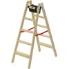 Hailo Kāpnes divpusējās H77 ComfortLine / koka / 2x5 pakāpieni Kāpnes un sastatnes