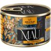 Dolina Noteci MAU Pate and Fillet Turkey with peanut butter - wet cat food - 185g Kaķu konservi