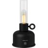 Forever Light FLR-02 Vintage petrolejas LED lampa melna Biroja galda lampas
