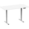 Adjustable Height Table Up Up Bjorn II Gray, Table top L White Biroja galdi