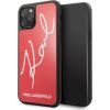 Karl Lagerfeld KLHCN65DLKSRE Signature Glitter Защитный чехол для iPhone 11 Pro Max / красный Чехлы - альтернативные