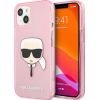 Karl Lagerfeld KLHCP13SKHTUGLP Glitter Karl`s Head Защитный чехол для iPhone 13 mini 5,4" / розовый Чехлы - альтернативные