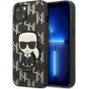 Karl Lagerfeld KLHCP13SPMNIKBK Monogram Ikonik Patch Aizsargapvalks priekš iPhone 13 mini 5,4" / melns Neoriģinālie Maciņi