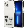 Karl Lagerfeld KLHCP13STPEKCW Aizsargapvalks priekš iPhone 13 mini 5,4" / balts Neoriģinālie Maciņi