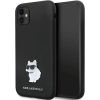 Karl Lagerfeld KLHCN61SMHCNPK Silicone C Metal Pin Hardcase Защитный чехол для iPhone 11/Xr 6.1" / чёрный Чехлы - альтернативные