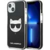 Karl Lagerfeld KLHCP13STPECK Choupette Head Aizsargapvalks priekš iPhone 13 mini 5,4" / melns Neoriģinālie Maciņi
