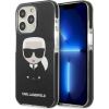 Karl Lagerfeld KLHCP13LTPEIKK Iconik Karl Защитный чехол для iPhone 13 Pro / 13 6.1" / чёрный Чехлы - альтернативные
