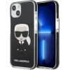 Karl Lagerfeld KLHCP13STPEIKK Iconik Karl Aizsargapvalks priekš iPhone 13 mini 5.4" / melns Neoriģinālie Maciņi