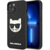 Karl Lagerfeld KLHCP13SCH3DBK Hardcase 3D Rubber Choupette Aizsargapvalks priekš iPhone 13 mini 5,4" / melns Neoriģinālie Maciņi
