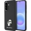 Karl Lagerfeld Saffiano Karl&Choupette Metal Logo Case Защитный чехол для Samsung Galaxy A57 5G / чёрный Чехлы - альтернативные
