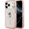 Karl Lagerfeld IML Choupette Sketch Logo MagSafe Case Защитный чехол для iPhone 17 Pro / розовый Чехлы - альтернативные
